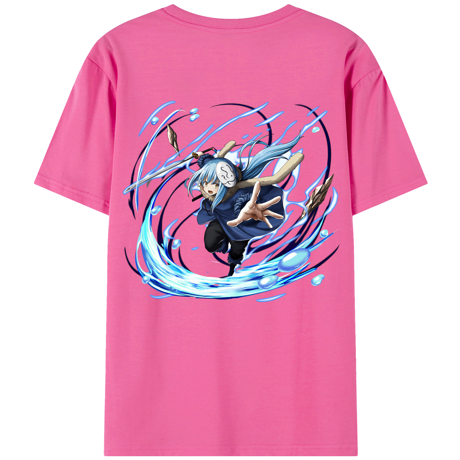 （画像用） 転スラ Regarding Reincarnated to Slime レディース半袖Tシャツ(バックプリント)